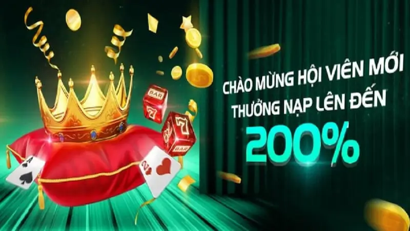 Nạp Lần Đầu Nhận Thưởng 200% Cho Người Chơi Slot