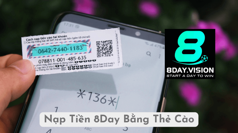 Nạp Tiền 8Day Bằng Thẻ Cào