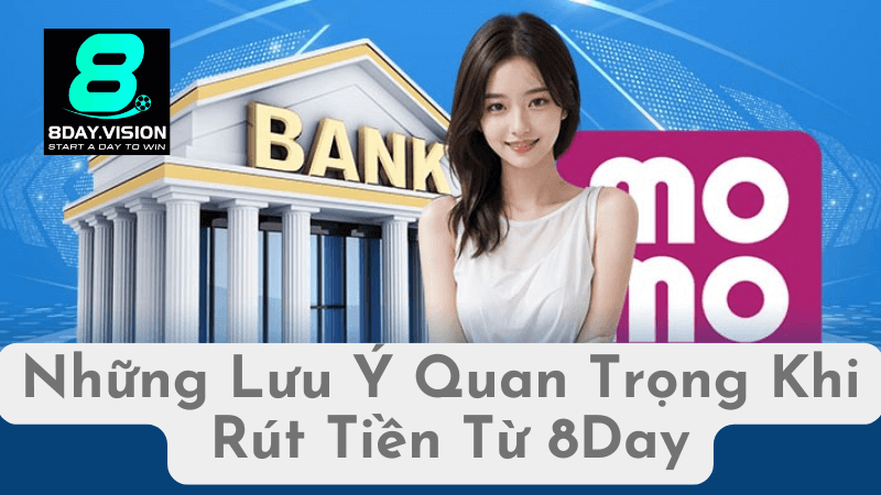 Những Lưu Ý Quan Trọng Khi Rút Tiền Từ 8Day